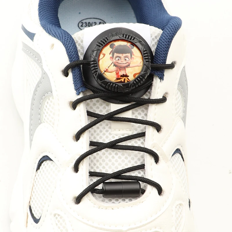 1Pair China Nezha Automatic Shoelaces Swivel Buckle Shoelace Without ties Thick Rope Sneakers Shoelace Shoes Accessories
1Pair China Nezha Automatic Shoelaces Swivel Buckle Shoelace Without ties Thick Rope Sneakers Shoelace Shoes Accessories
