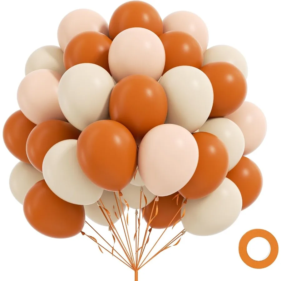 60 шт. 12-дюймовые осенние воздушные шары сожженного оранжевого цвета телесного цвета, песка и белого цвета для осеннего детского душа, украшение для дня благодарения, дня рождения
60 шт. 12-дюймовые осенние воздушные шары сожженного оранжевого цвета телесного цвета, песка и белого цвета для осеннего детского душа, украшение для дня благодарения, дня рождения