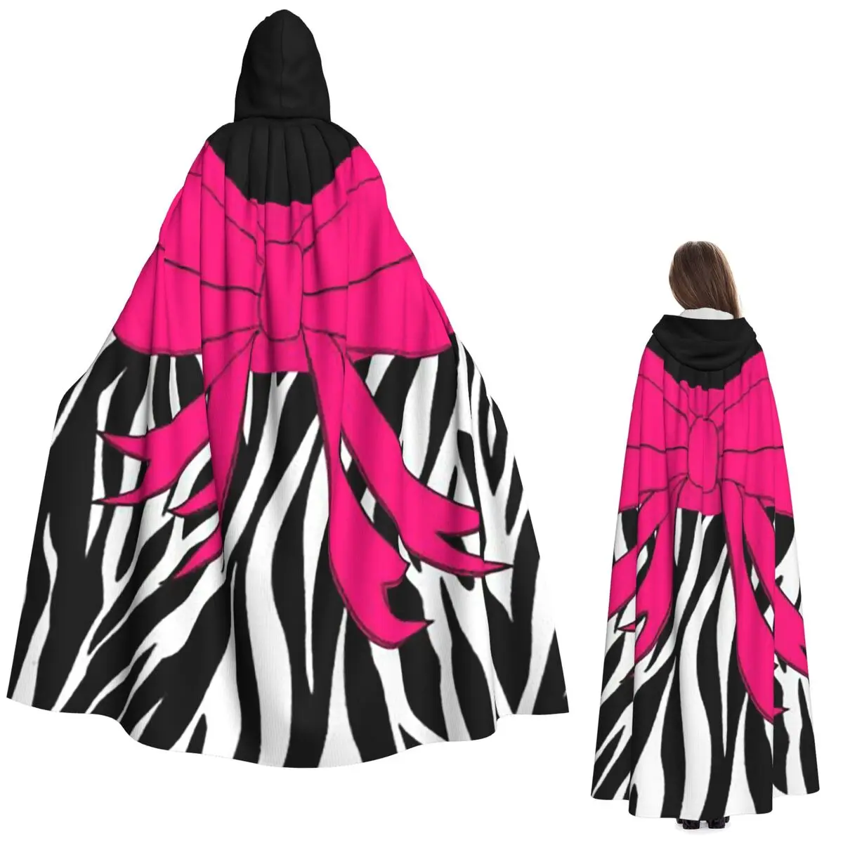 Hot Pink Zebra And Leopard Animal Print Stripes Long Hooded Cloak Witch Medieval Costume Cosplay HalloweenVampire Adult Unisex
Hot Pink Zebra And Leopard Animal Print Stripes Long Hooded Cloak Witch Medieval Costume Cosplay HalloweenVampire Adult Unisex