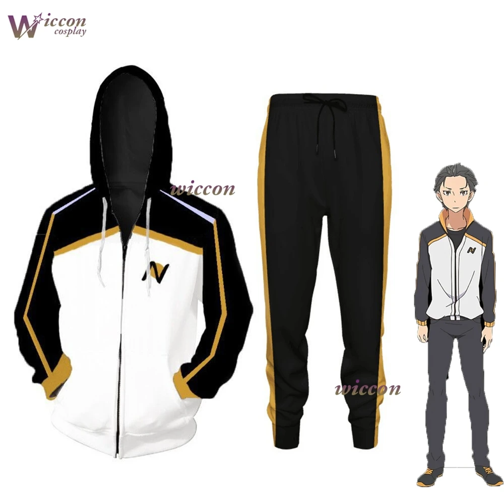 NebulaCloak Re:Zero Natsuki Subaru Plus Size Men's Sports Pullover Costume – Zip-up Cardigan Sweatshirt, Anime Halloween
NebulaCloak Re:Zero Natsuki Subaru Plus Size Men's Sports Pullover Costume – Zip-up Cardigan Sweatshirt, Anime Halloween