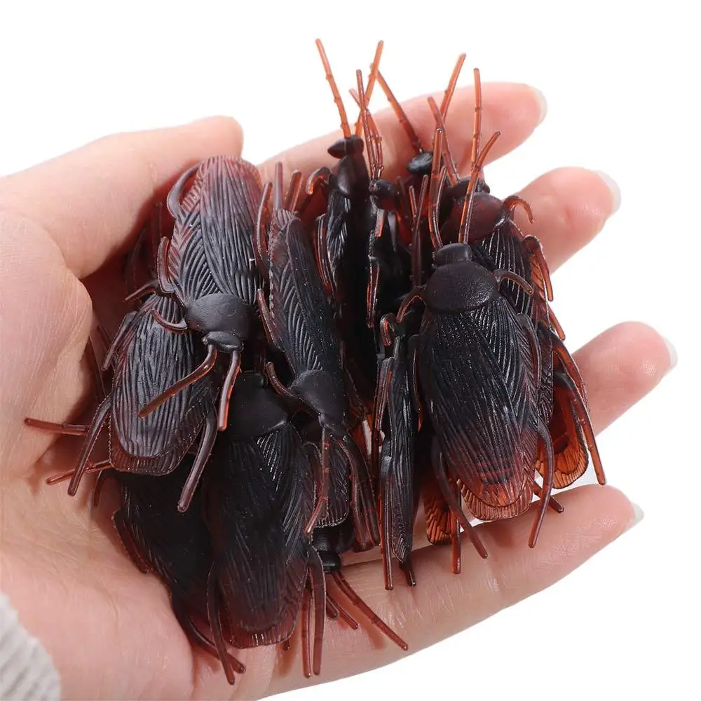 50pcs Lifelike Simulation Cockroach Toys Trick Bug Roaches Fake Cockroach Toys Realistic PVC Cockroach Prank Toys Prank Game
50pcs Lifelike Simulation Cockroach Toys Trick Bug Roaches Fake Cockroach Toys Realistic PVC Cockroach Prank Toys Prank Game
