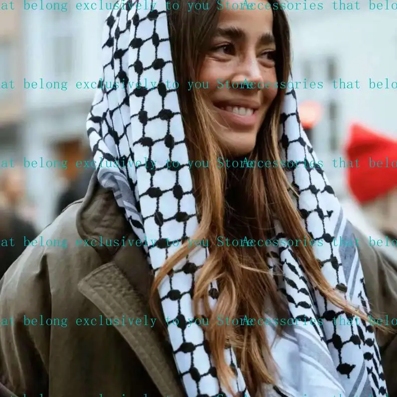 31BB Multiuse Shemagh Head Scarf Sun Protective Arab Keffiyeh Cotton Headscarf Arabian Headcover Fringed Shawl for Daily Use
31BB Multiuse Shemagh Head Scarf Sun Protective Arab Keffiyeh Cotton Headscarf Arabian Headcover Fringed Shawl for Daily Use