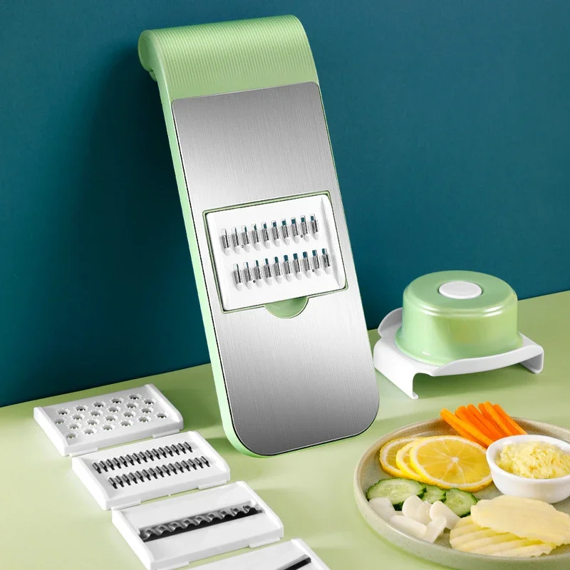 5in1 Multifunctional Kitchen Vegetables Fruits Dicing Shredding Gods Household Hand Guard Stainless Steel Potato Slicer Grater
5in1 Multifunctional Kitchen Vegetables Fruits Dicing Shredding Gods Household Hand Guard Stainless Steel Potato Slicer Grater