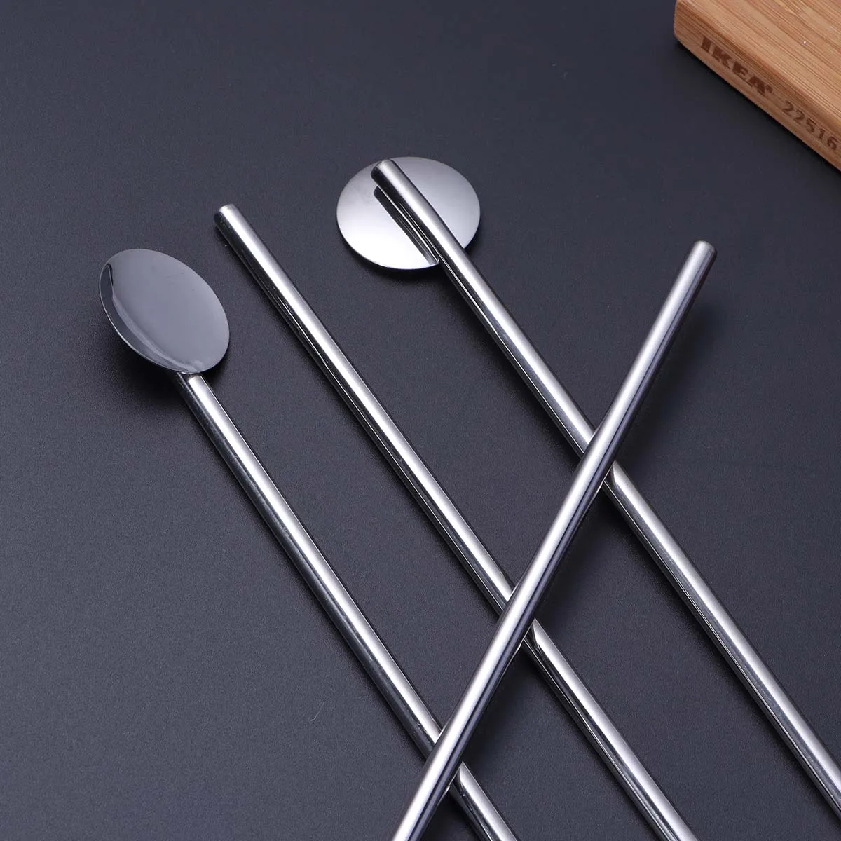 6 pcs Stainless Steel Straw Spoon Reusable Drinking Spoons for Cocktail Milk Tea Party Accessories Metal Straw Long Lasting Safe
6 pcs Stainless Steel Straw Spoon Reusable Drinking Spoons for Cocktail Milk Tea Party Accessories Metal Straw Long Lasting Safe