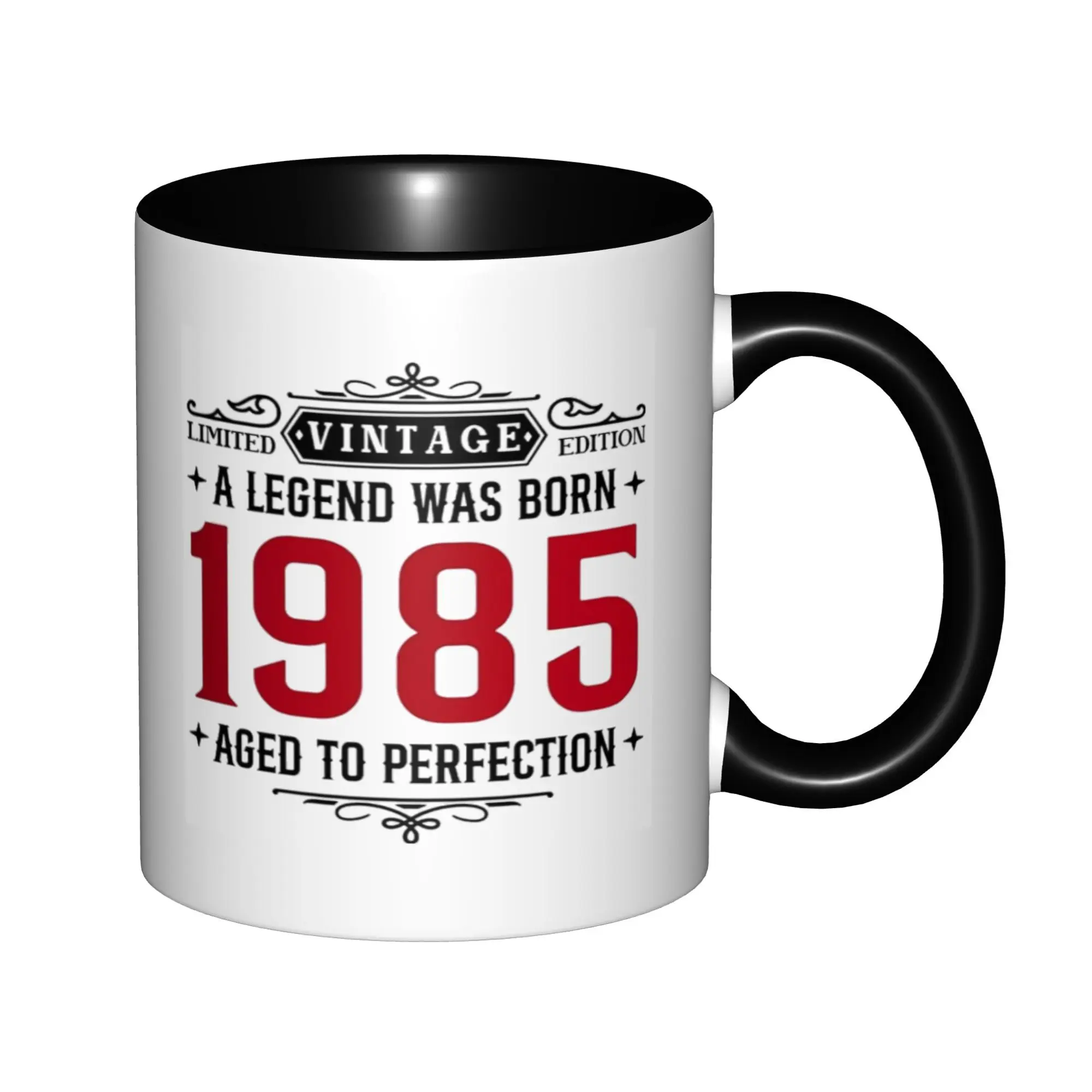 Vintage 1985 40 Year Old Gifts For Women Mugs With Black Handle Birthday Novelty Coffee Mugs Ceramic Tea Cups 11oz
Vintage 1985 40 Year Old Gifts For Women Mugs With Black Handle Birthday Novelty Coffee Mugs Ceramic Tea Cups 11oz
