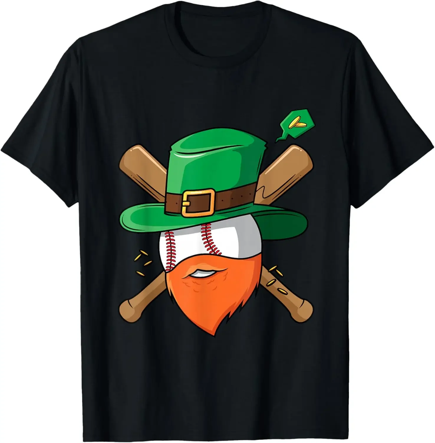 Baseball St Patricks Day Graphic Tee Men Breathable Short Sleeve Sport T-Shirt
Baseball St Patricks Day Graphic Tee Men Breathable Short Sleeve Sport T-Shirt