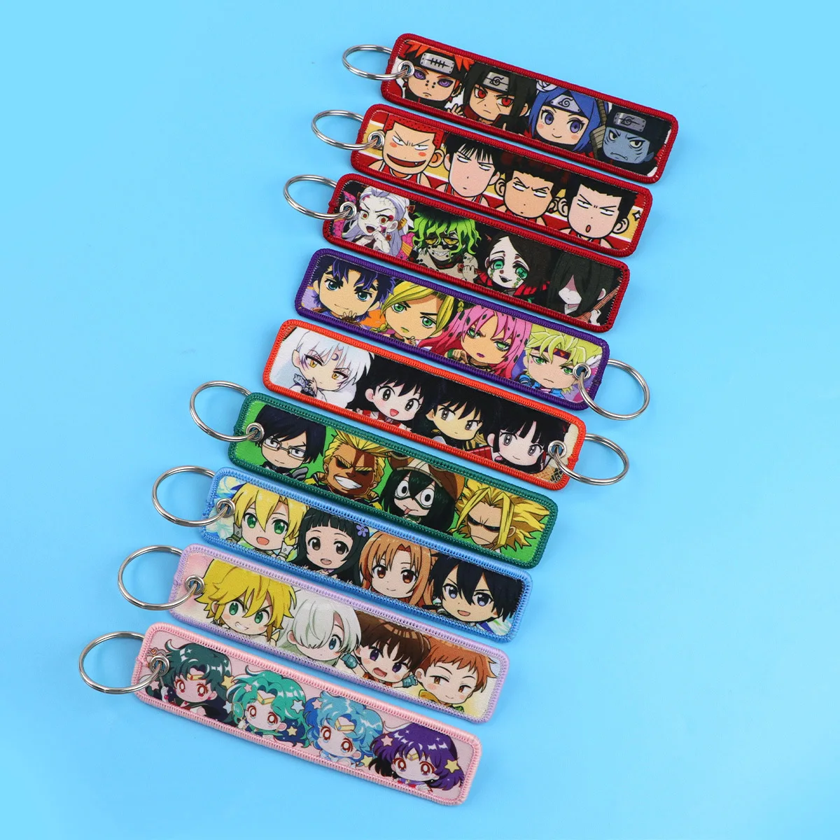 Anime Q Version Genshin Impact My Hero Academia SLAM DUNK Embroidery Tag Motorcycles Cars Backpack Keychain Accessories Toy Gift
Anime Q Version Genshin Impact My Hero Academia SLAM DUNK Embroidery Tag Motorcycles Cars Backpack Keychain Accessories Toy Gift