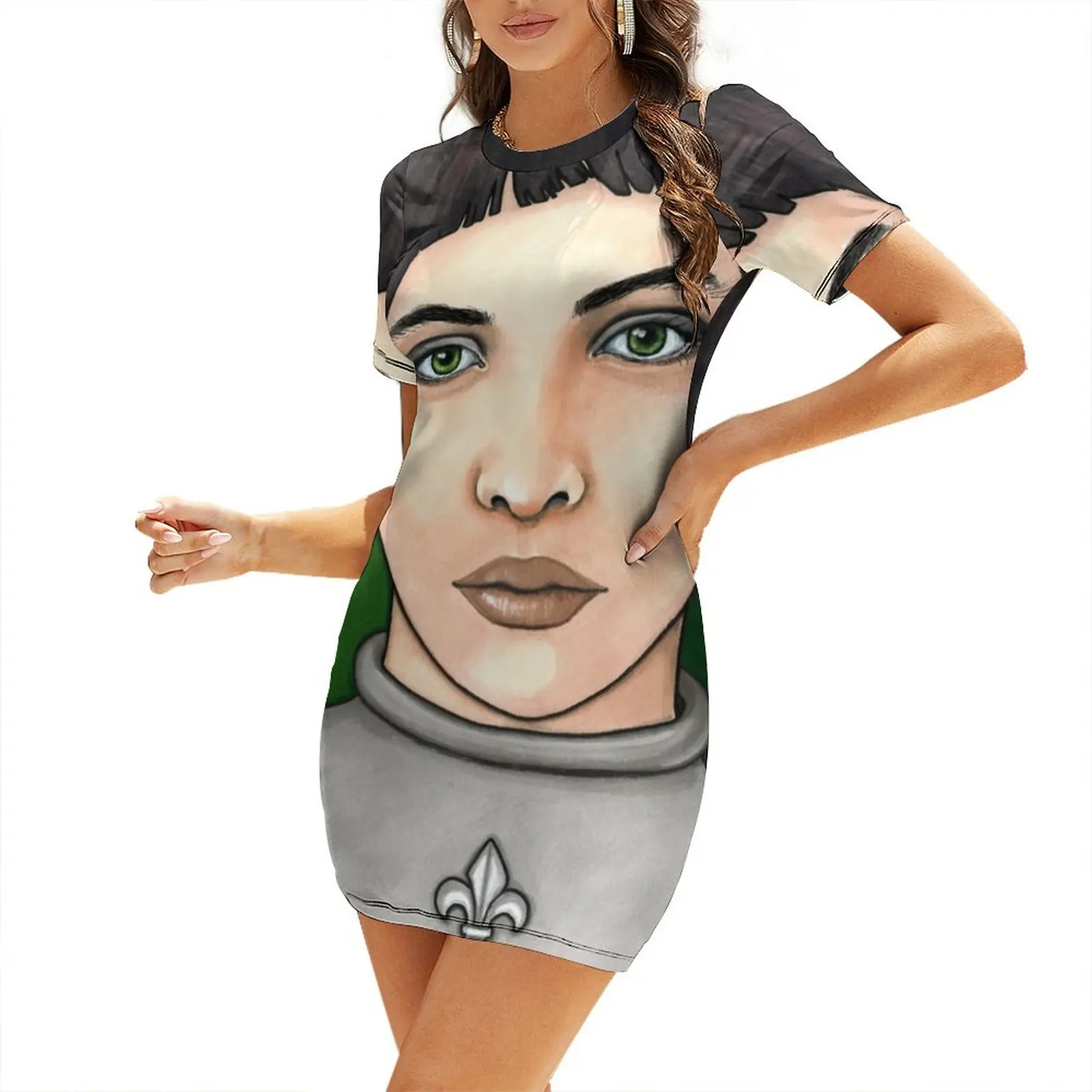 Jeanne d'Arc Short-Sleeved Dress evening dresses ladies dress summer women formal occasion dresses luxury woman party dress
Jeanne d'Arc Short-Sleeved Dress evening dresses ladies dress summer women formal occasion dresses luxury woman party dress