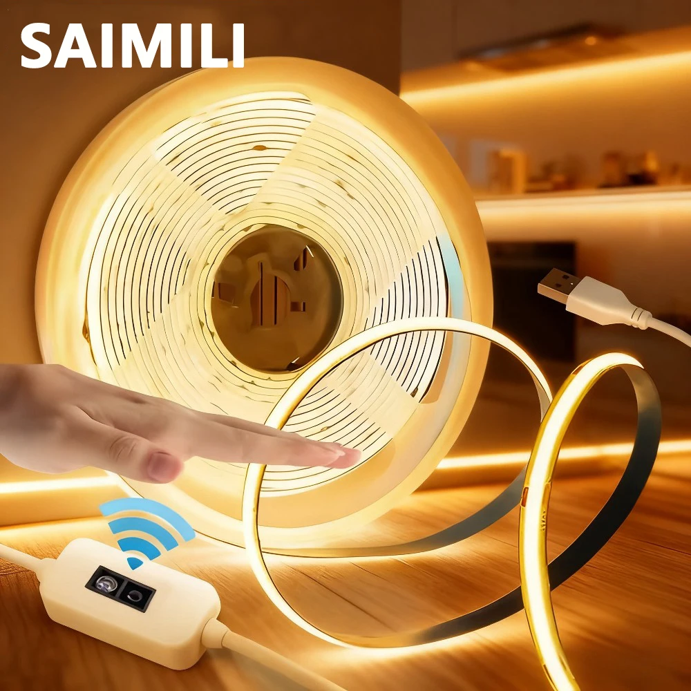 USB LED Strip Light Motion Sensor Control Flexible LED Lamp Tape DIY Mirror Backlight TV High Density Linear Lightings for Room
USB LED Strip Light Motion Sensor Control Flexible LED Lamp Tape DIY Mirror Backlight TV High Density Linear Lightings for Room