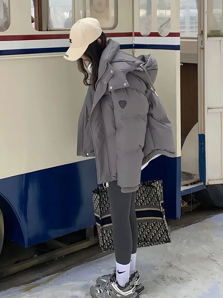 Streetwear Parkas for Women Autumn Winter 2024 New Korean Fashion Thicken Warm Jackets Ladies Sweet Casual Oversized Coats
Streetwear Parkas for Women Autumn Winter 2024 New Korean Fashion Thicken Warm Jackets Ladies Sweet Casual Oversized Coats