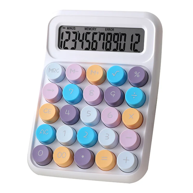 Luxmoc 12-Bit Scientific Calculator Mechanical Key High Appearance Level Business Finance Office Science Calculator
Luxmoc 12-Bit Scientific Calculator Mechanical Key High Appearance Level Business Finance Office Science Calculator
