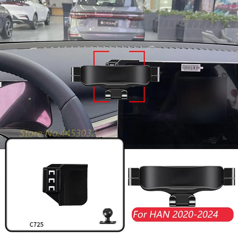 Гравитационный Автомобильный держатель для телефона для BYD HAN 2020-2024, базовое крепление, Специальная подставка для GPS, регулируемый кронштейн, аксессуары для интерьера
Гравитационный Автомобильный держатель для телефона для BYD HAN 2020-2024, базовое крепление, Специальная подставка для GPS, регулируемый кронштейн, аксессуары для интерьера