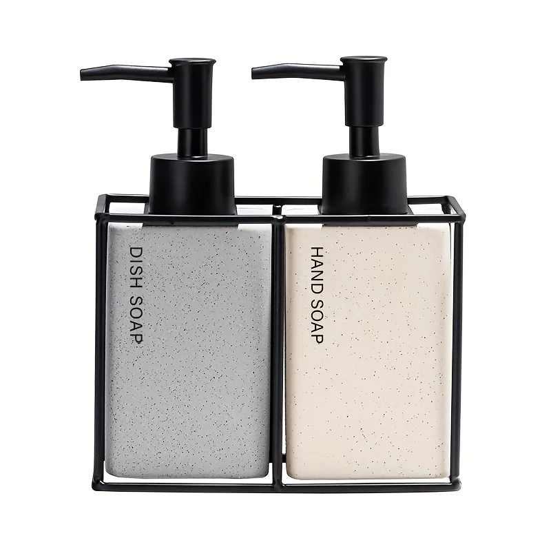 Ceramic Soap Dispenser Refillable Pump Bottle Stone Look for Home Hotel Bathroom Liquid Container
Ceramic Soap Dispenser Refillable Pump Bottle Stone Look for Home Hotel Bathroom Liquid Container