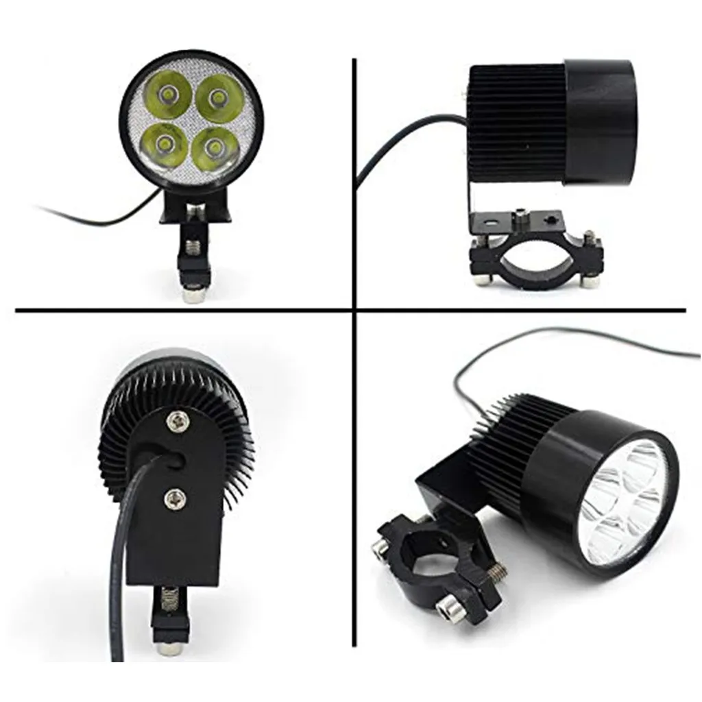 High Power LED Motorcycle Headlight Waterproof Spotlight Bicycle Lamp Headlamp for Electric Bike and ATV DC
High Power LED Motorcycle Headlight Waterproof Spotlight Bicycle Lamp Headlamp for Electric Bike and ATV DC