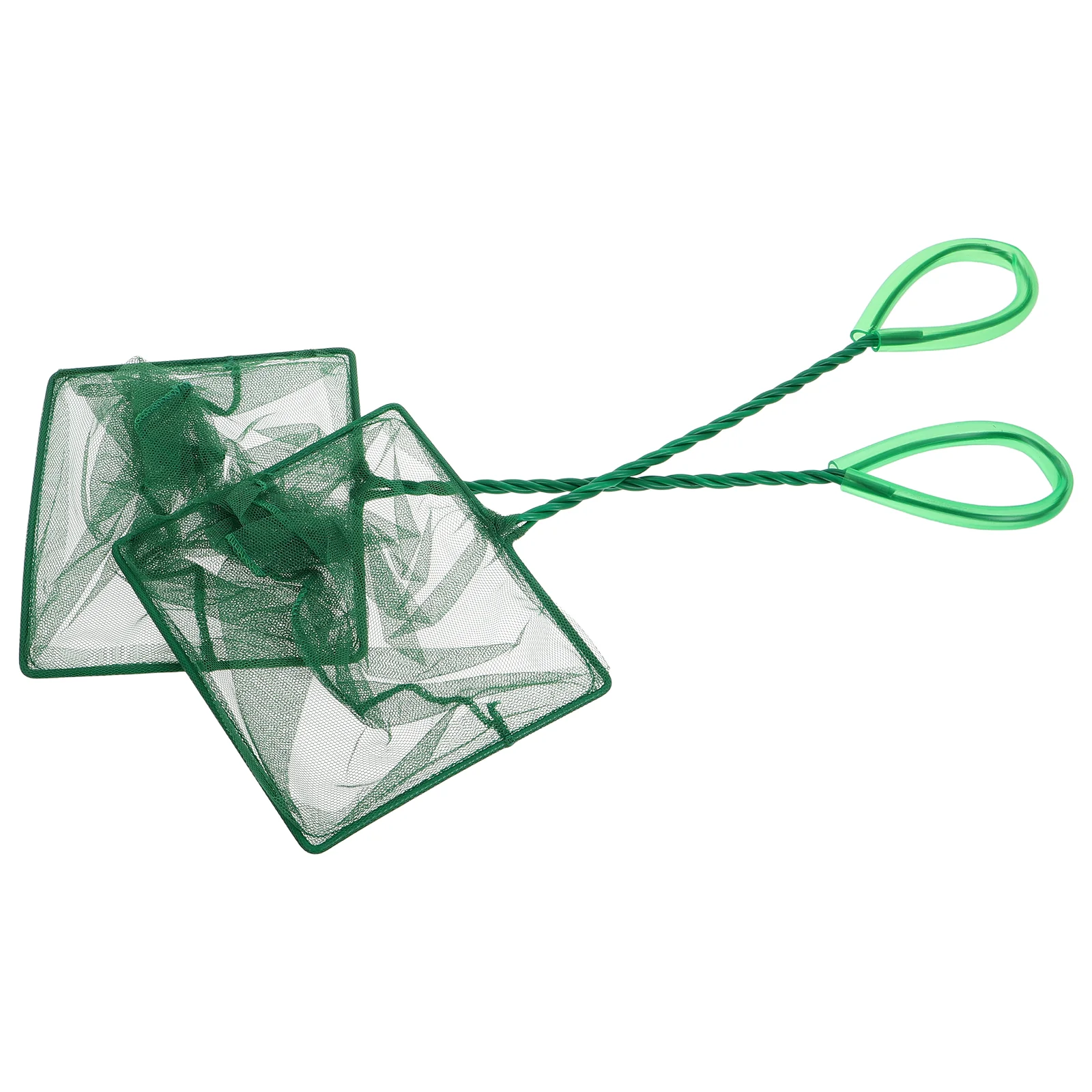 2 Pcs Square Handmade Fishing Net Aquarium Long Handle Accessories Nets for Tank Cleaner Green
2 Pcs Square Handmade Fishing Net Aquarium Long Handle Accessories Nets for Tank Cleaner Green