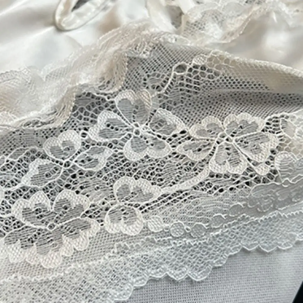 Pajamas Bowknot Lace Nightgown Transparent Women Lingerie Sling Nightwear Sweet Hollow Lace Mesh Nightdress Gifts
Pajamas Bowknot Lace Nightgown Transparent Women Lingerie Sling Nightwear Sweet Hollow Lace Mesh Nightdress Gifts