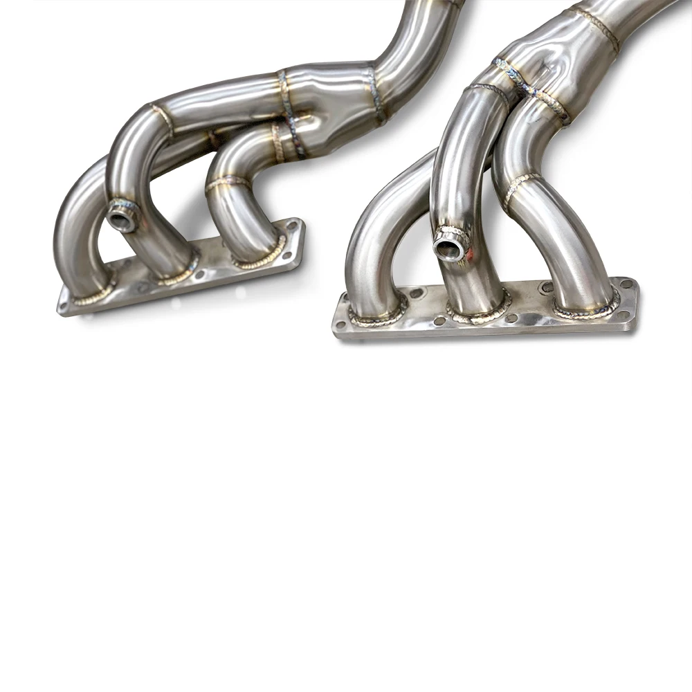 Customized for BMW X5 E53 M54 stainless steel high performance catless downspout exhaust manifold
Customized for BMW X5 E53 M54 stainless steel high performance catless downspout exhaust manifold