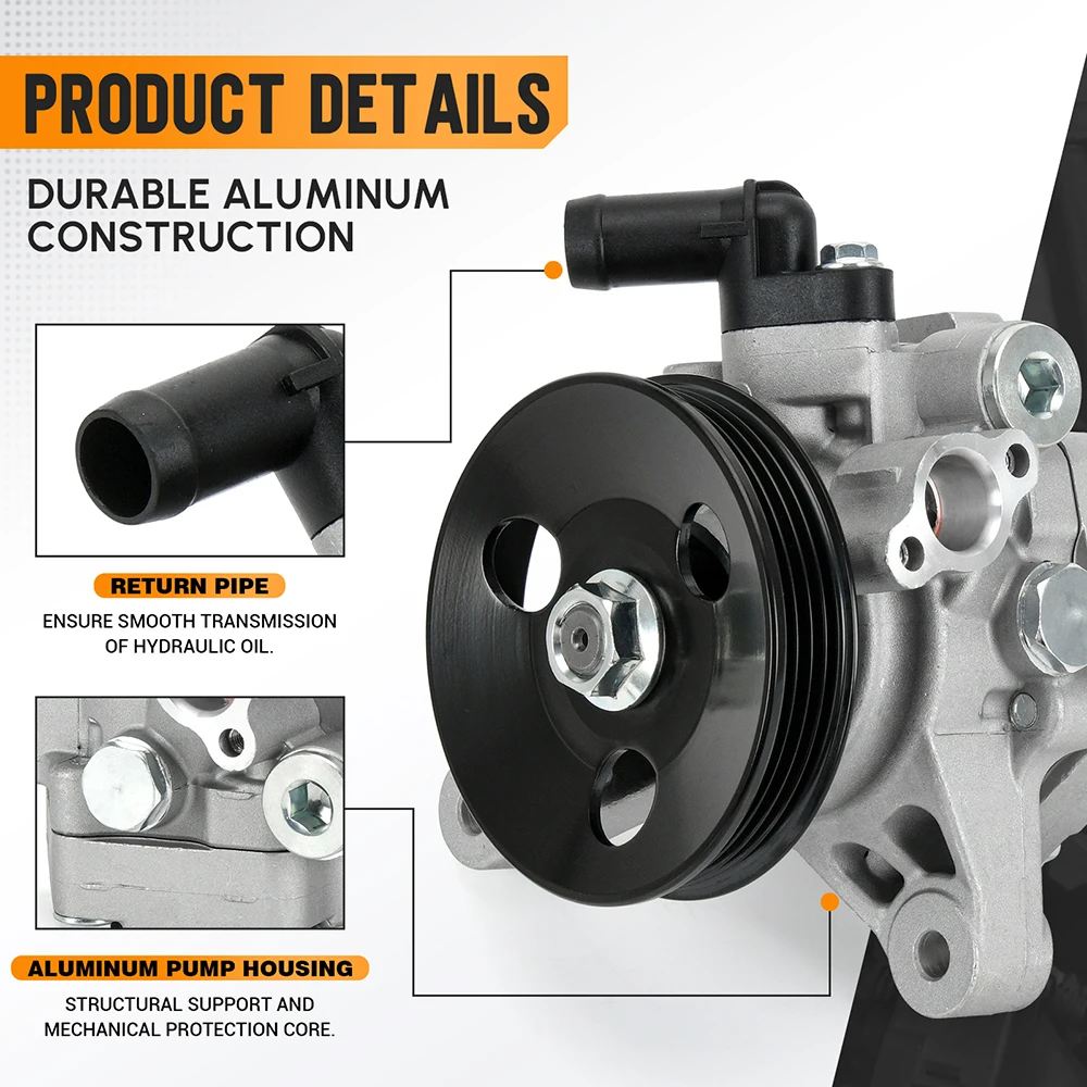 Насос гидроусилителя руля со шкивом 21-5267 для Honda Civic 1.7L L4 01-05 06561PLA505RM
Насос гидроусилителя руля со шкивом 21-5267 для Honda Civic 1.7L L4 01-05 06561PLA505RM