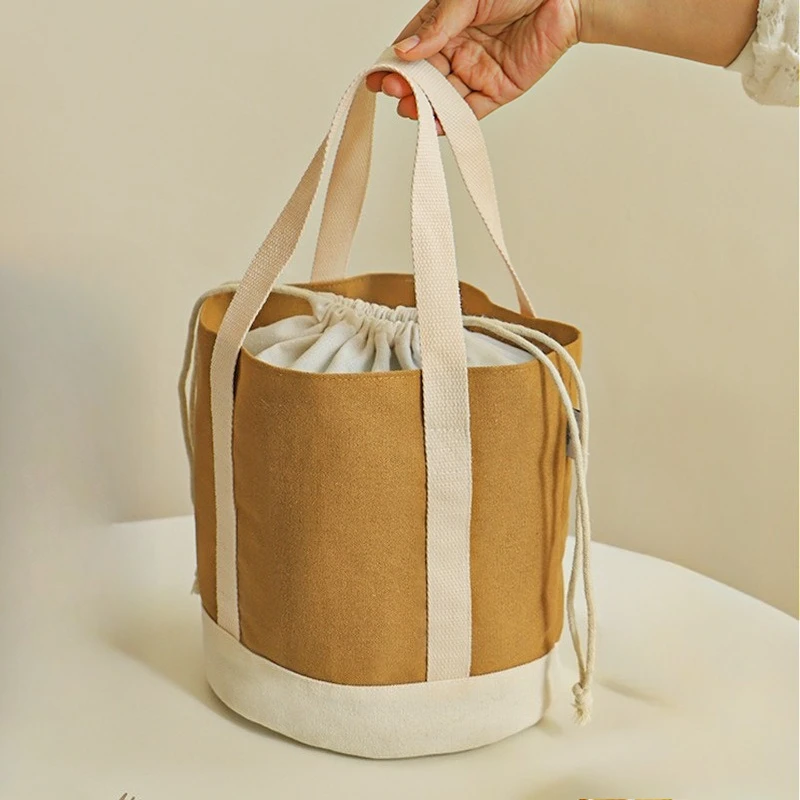 Thick canvas lunch ba hand-held rice bag insulated lunch bag student office worker portable drawstring lunch box bag
Thick canvas lunch ba hand-held rice bag insulated lunch bag student office worker portable drawstring lunch box bag