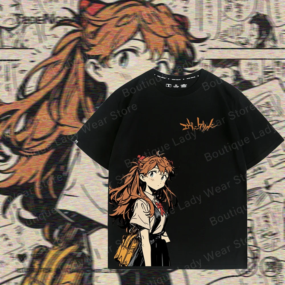 Eva Retro Comics Wind Asuka Langley Soryu Fashion Brand Printed Anime Shirt Short Sleeve Cotton Summer Couple Man Women T-shirt
Eva Retro Comics Wind Asuka Langley Soryu Fashion Brand Printed Anime Shirt Short Sleeve Cotton Summer Couple Man Women T-shirt