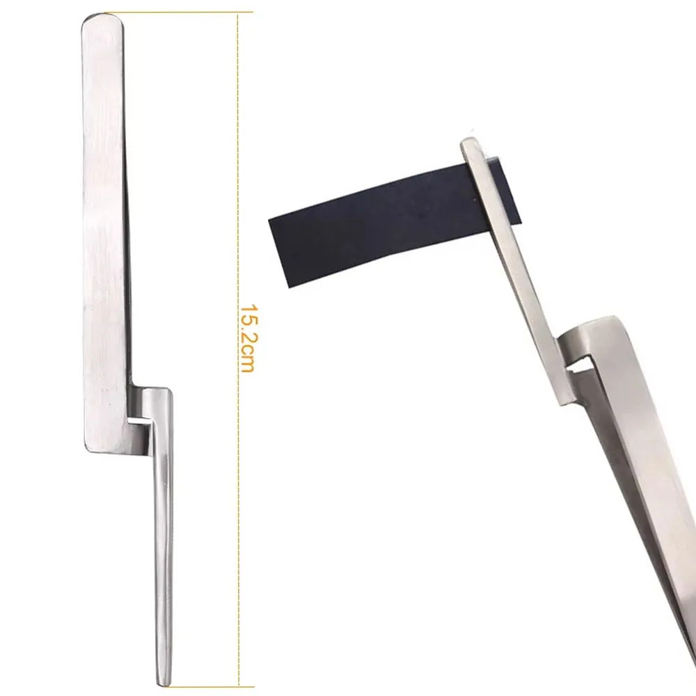 Dental Occlusal Paper Tweezers Curved Bite Articulating Paper Plier Orthodontic Forceps for Teeth Care Dental Tools 
Dental Occlusal Paper Tweezers Curved Bite Articulating Paper Plier Orthodontic Forceps for Teeth Care Dental Tools