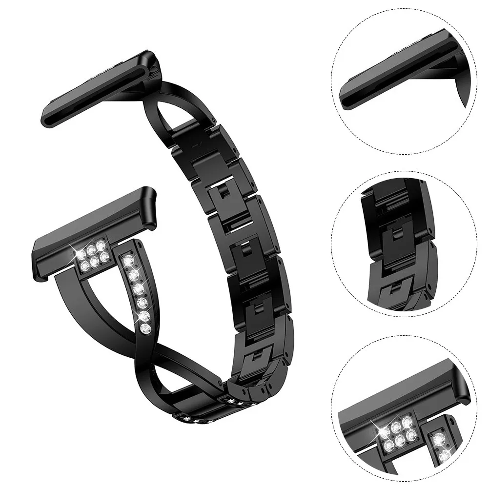 1Pcs Stainless Steel Watch Band with Sparkling Rhinestones Elegant Slim Fit Comfortable Easy-Replace Wristband for Luxury
1Pcs Stainless Steel Watch Band with Sparkling Rhinestones Elegant Slim Fit Comfortable Easy-Replace Wristband for Luxury