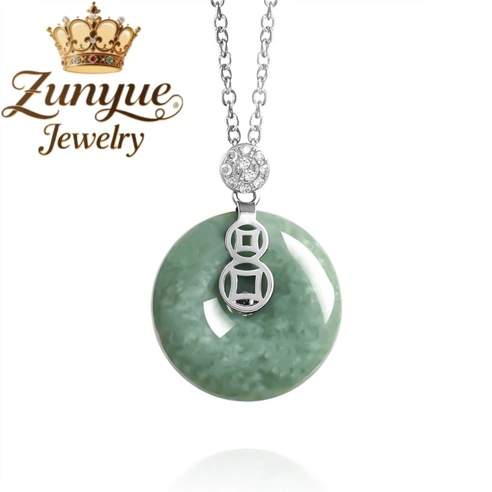 High-Grade Natural Jade A-Grade Bean Green Small Peace Pendant S925 Silver Inlaid Ice-Type Couple Pendants Jade Pendant Necklace
High-Grade Natural Jade A-Grade Bean Green Small Peace Pendant S925 Silver Inlaid Ice-Type Couple Pendants Jade Pendant Necklace