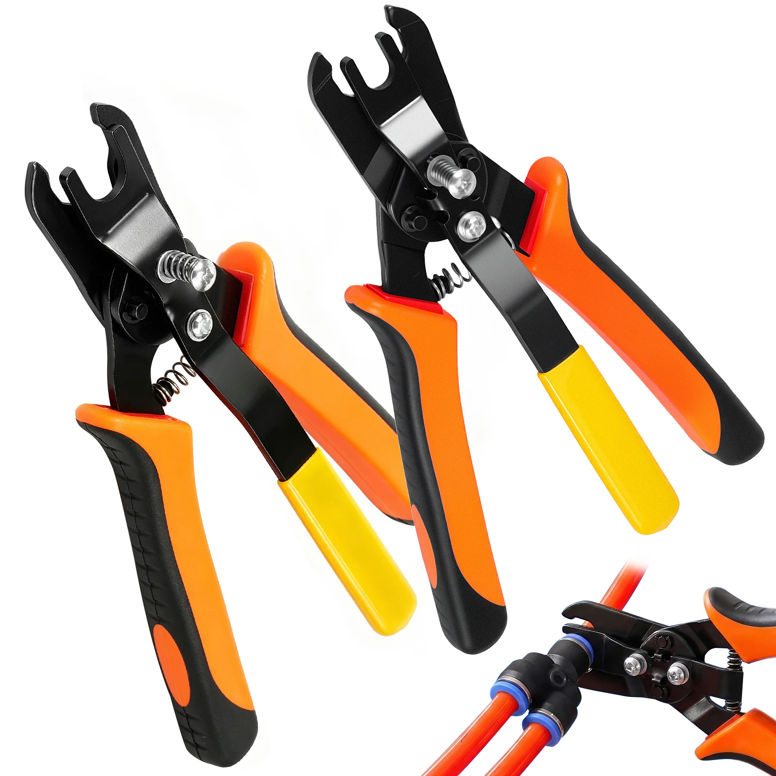 1/2 Pcs Pneumatic Disconnect Tool Set Air Line Disconnect Tong Air Line Removal Pliers Push Fitting Disconnects Tools for Repair
1/2 Pcs Pneumatic Disconnect Tool Set Air Line Disconnect Tong Air Line Removal Pliers Push Fitting Disconnects Tools for Repair