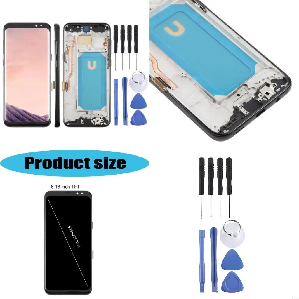 Strong TFT LCD Screen & Metal Frame Replacement Part Easy to Use for S8 F19E
Strong TFT LCD Screen & Metal Frame Replacement Part Easy to Use for S8 F19E
