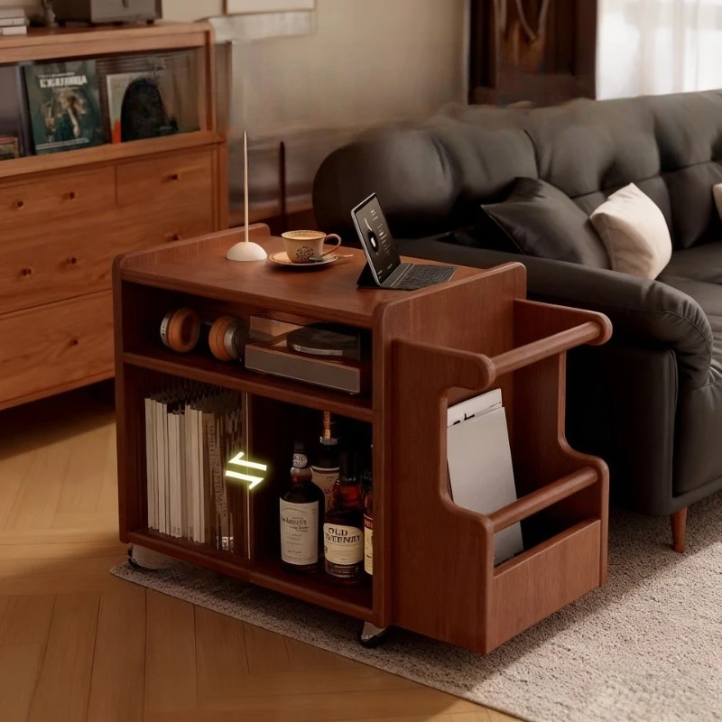 Movable side table, sofa side cabinet living room home locker, shelf, solid wood , trolley
Movable side table, sofa side cabinet living room home locker, shelf, solid wood , trolley