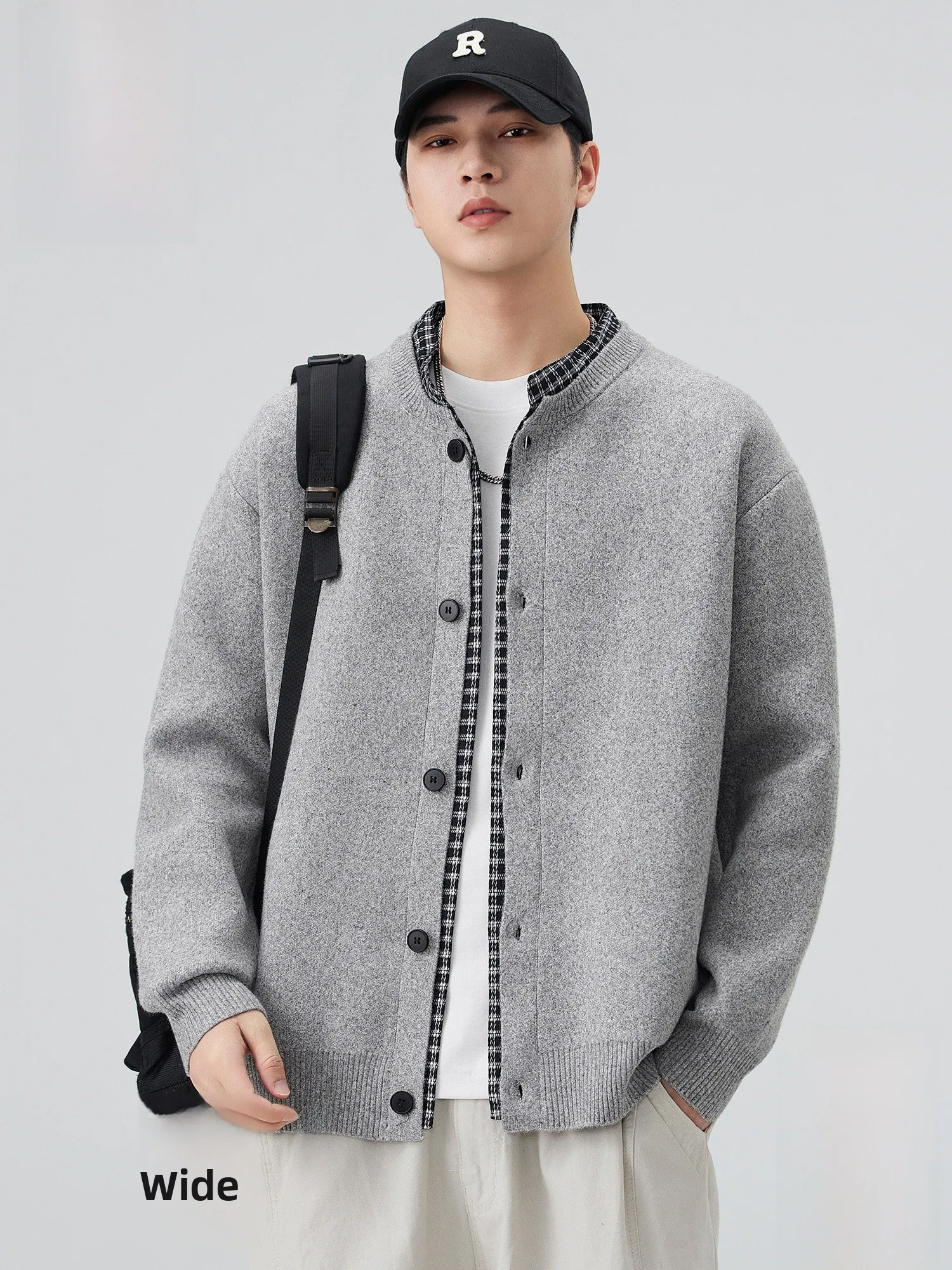 Мужской вязаный свитер Paul Frank American Style с эффектом двухслойности, повседневный свободный модный кардиган из смесового полиэстера и нейлона для зимы
Мужской вязаный свитер Paul Frank American Style с эффектом двухслойности, повседневный свободный модный кардиган из смесового полиэстера и нейлона для зимы