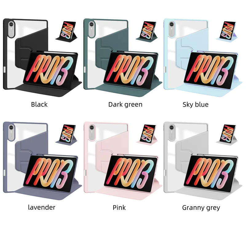 For Xiaoxin Pad Pro 13 Case with Pen Holder 360 Rotating Acrylic Hard Stand Cover For Xiaoxin Pad Pro GT 13 TB376FC TB378FC Case
For Xiaoxin Pad Pro 13 Case with Pen Holder 360 Rotating Acrylic Hard Stand Cover For Xiaoxin Pad Pro GT 13 TB376FC TB378FC Case