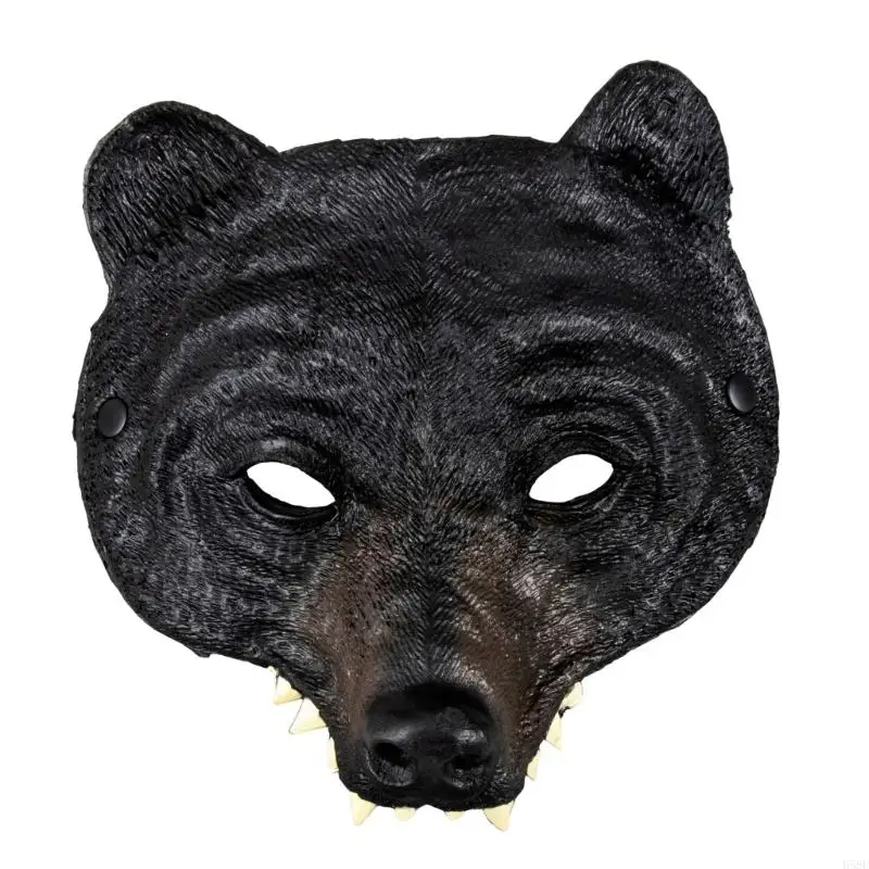 H58E Realistic Bear Cosplay Mask Masquerades Accessory Animal Head Half Face Mask for Carnivals and Theme Parties Costume
H58E Realistic Bear Cosplay Mask Masquerades Accessory Animal Head Half Face Mask for Carnivals and Theme Parties Costume