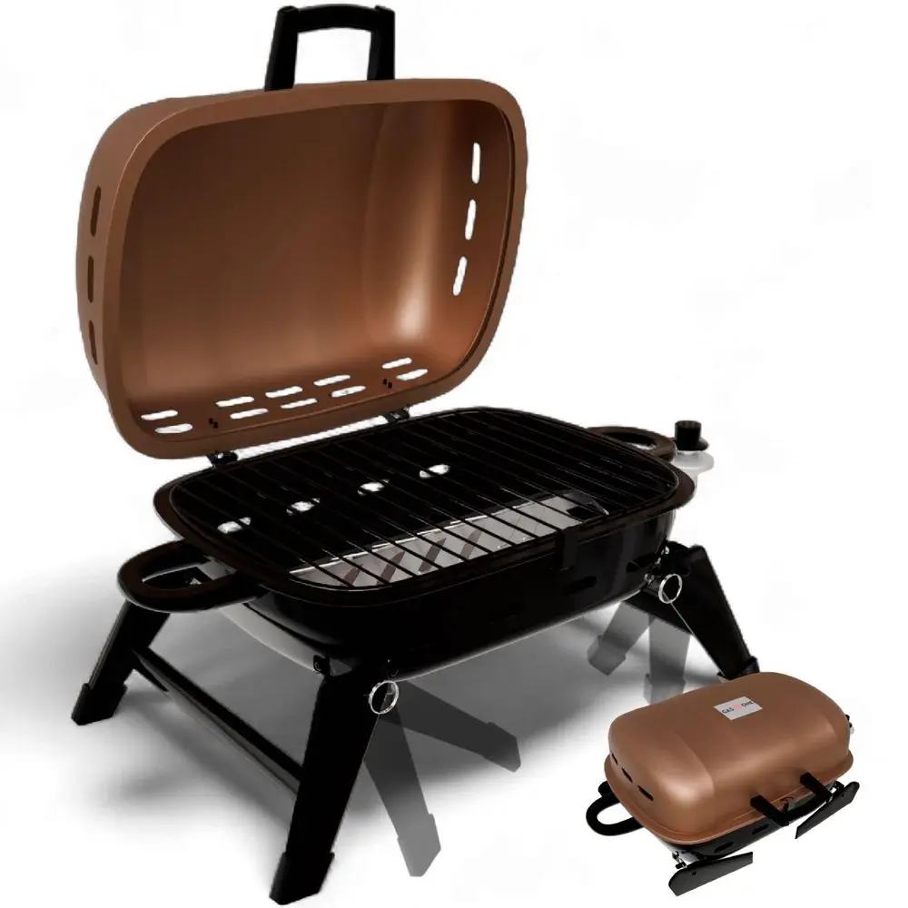 Tabletop Propane Grill Portable Grill Propane with Heat Resistant Handles, Large Cooking Surface User Friendly Temperature Cont
Tabletop Propane Grill Portable Grill Propane with Heat Resistant Handles, Large Cooking Surface User Friendly Temperature Cont
