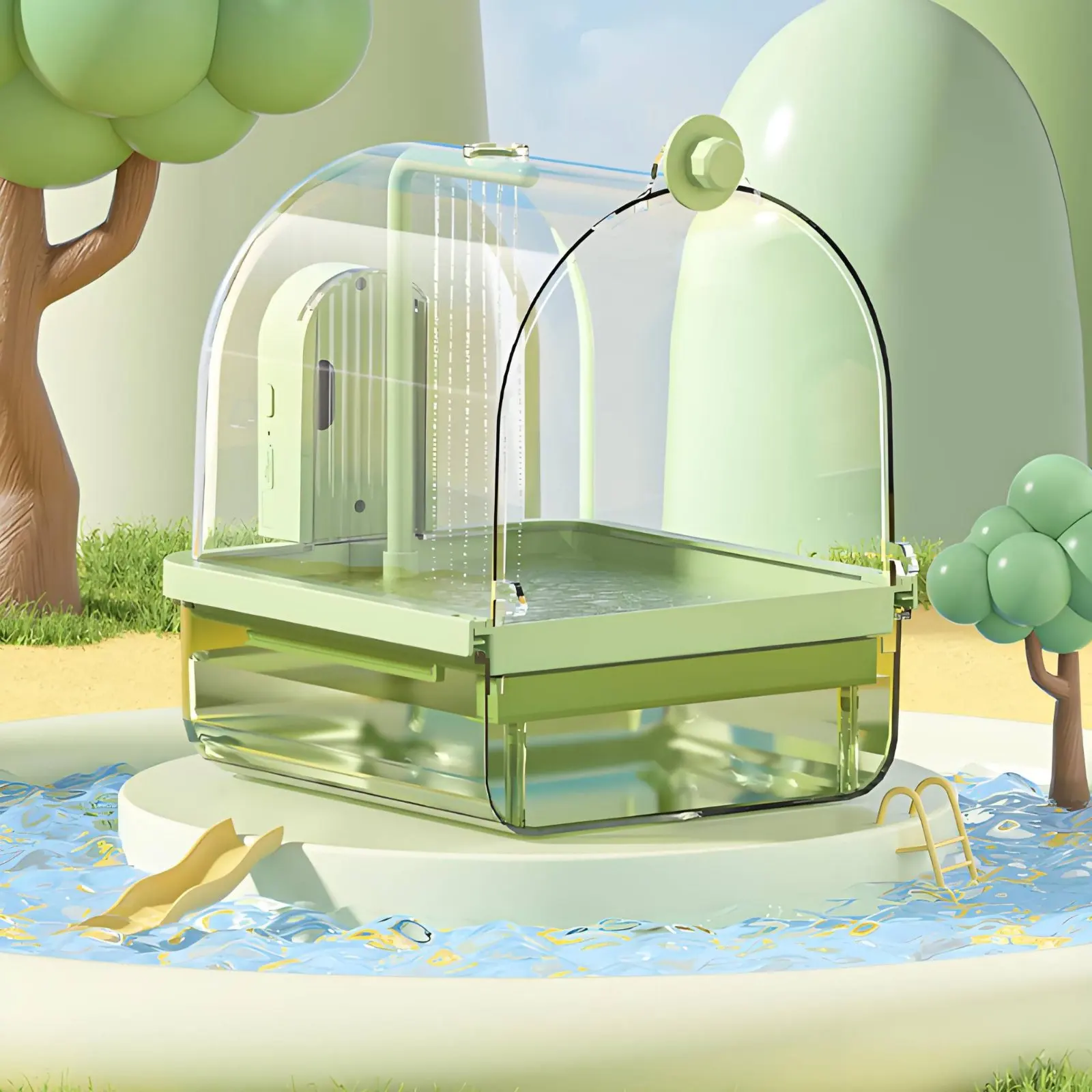 Parrot Bathing Enclosure Easy to Install Bird Bathing Enclosure Pet Supply Environmentally Friendly
Parrot Bathing Enclosure Easy to Install Bird Bathing Enclosure Pet Supply Environmentally Friendly