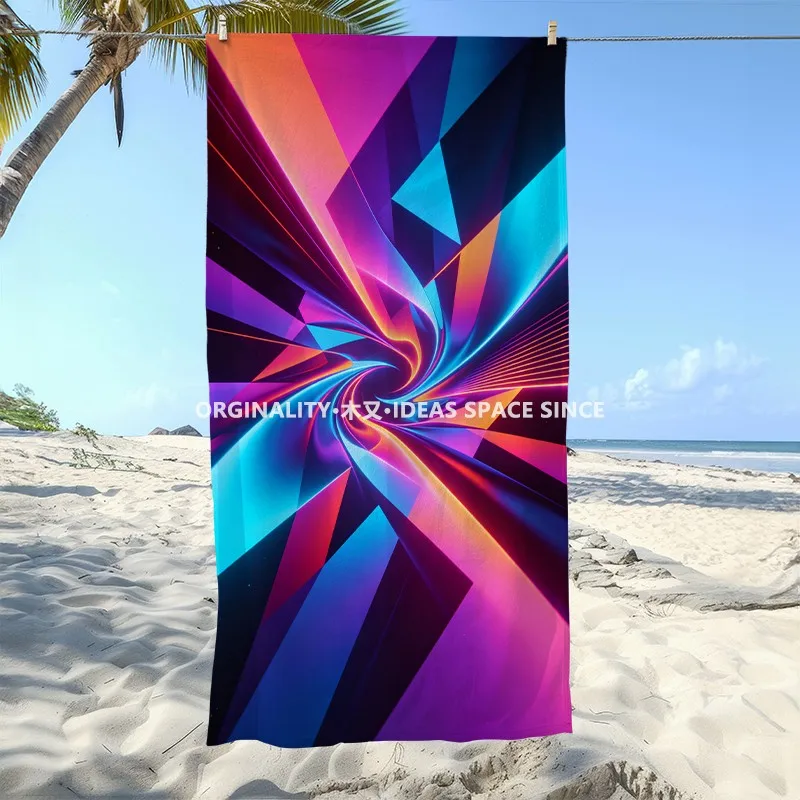 Vibrant Swirl Geometric Beach Towel Patterned Sunscreen And Windproof Suitable For Swimming Pool Camping Travel
Vibrant Swirl Geometric Beach Towel Patterned Sunscreen And Windproof Suitable For Swimming Pool Camping Travel
