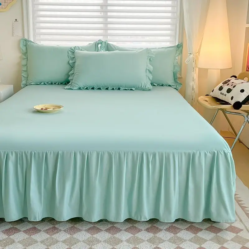 Soft And Skin-Friendly Bed Skirt Cover Solid Color Dust Ruffle Korean Style Minimalist Design For Cozy Bedroom Decor
Soft And Skin-Friendly Bed Skirt Cover Solid Color Dust Ruffle Korean Style Minimalist Design For Cozy Bedroom Decor