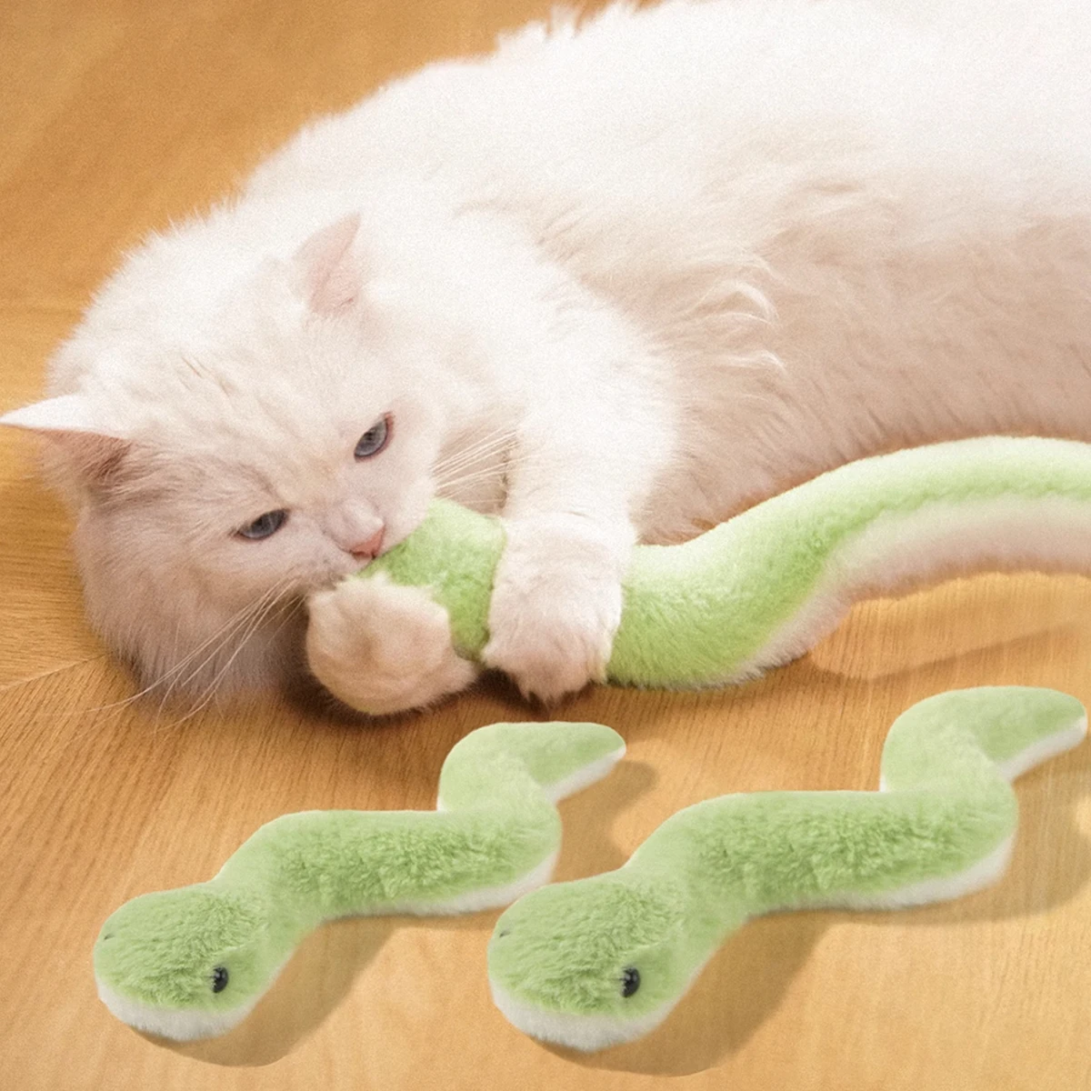 Snake Cat Toy Chew-Proof | Interactive Plush Feather Wand for Kittens/Puppies (Xmas Gifts 2024)
Snake Cat Toy Chew-Proof | Interactive Plush Feather Wand for Kittens/Puppies (Xmas Gifts 2024)