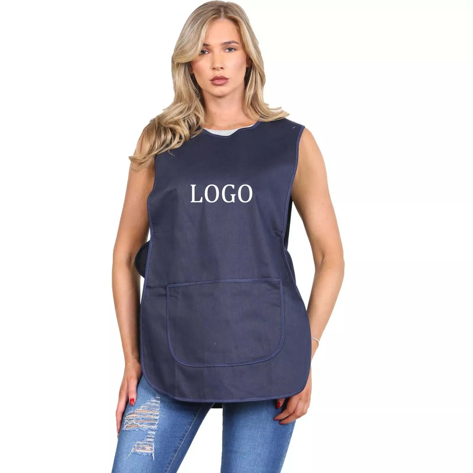 Custom Logo Ladies Kitchen Apron Chef Barber Cleaning Vest Workwear Overall - Ladies Customizable Chef Vest for Kitchen Cleaning
Custom Logo Ladies Kitchen Apron Chef Barber Cleaning Vest Workwear Overall - Ladies Customizable Chef Vest for Kitchen Cleaning