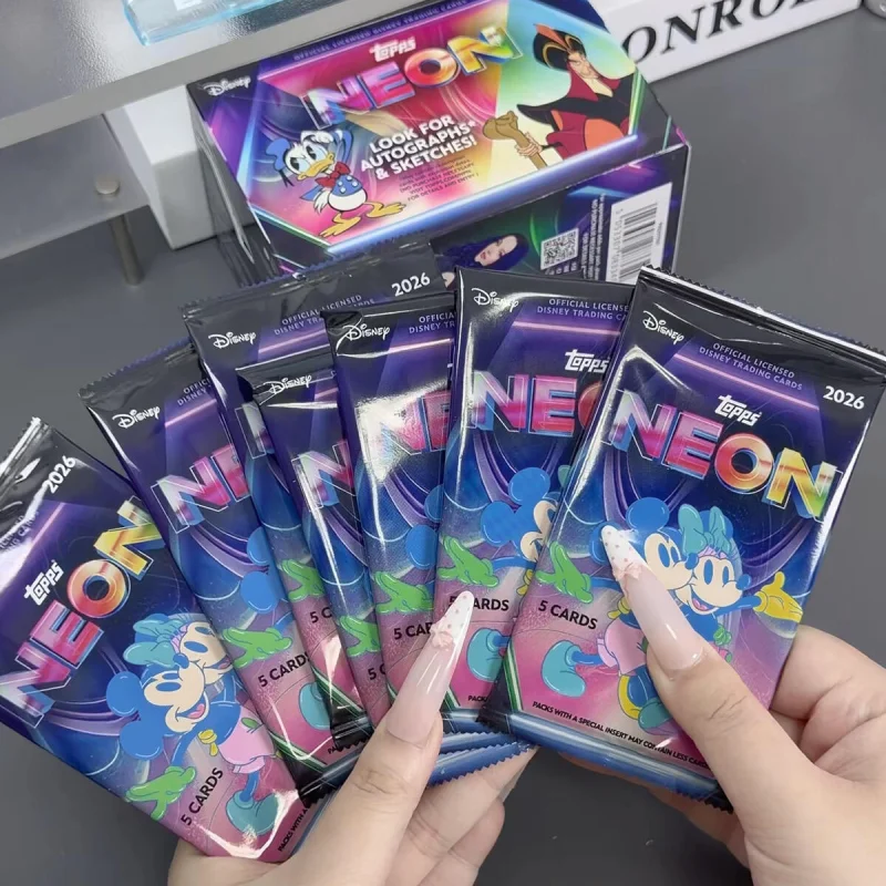 Hot Selling Original 2026 Topps Disney Neon Series Mega/Value Edition Box Collection Card Surprise Gift Toys For Fan Collector
Hot Selling Original 2026 Topps Disney Neon Series Mega/Value Edition Box Collection Card Surprise Gift Toys For Fan Collector