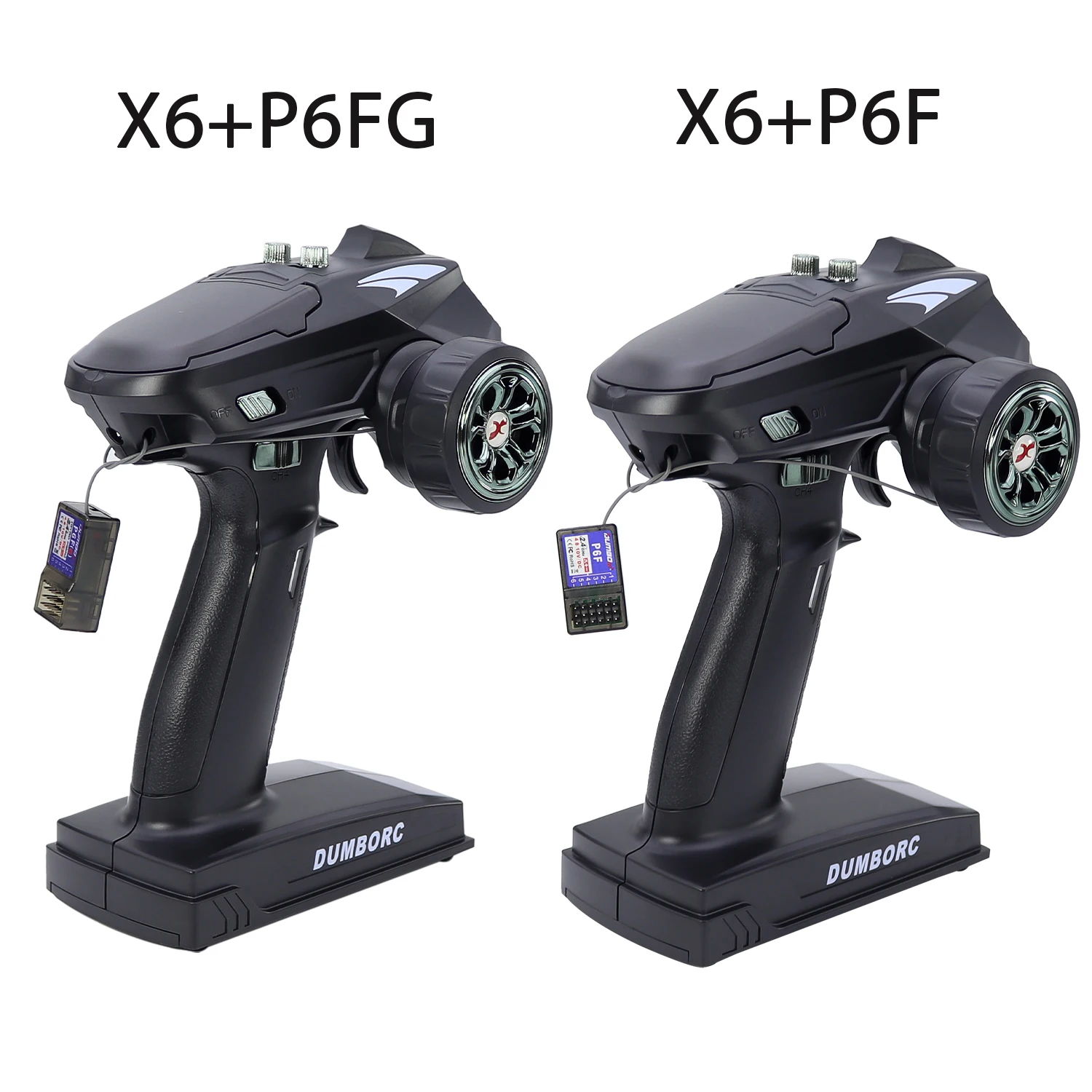 Dumbo RC X6 X4 X6P 2.4G 6CH Transmitter w/ P6FG Gyro P6F Receiver for 1/16 1/10 1/8 MN86K MN99S MN D90 WPL C14 C24
Dumbo RC X6 X4 X6P 2.4G 6CH Transmitter w/ P6FG Gyro P6F Receiver for 1/16 1/10 1/8 MN86K MN99S MN D90 WPL C14 C24