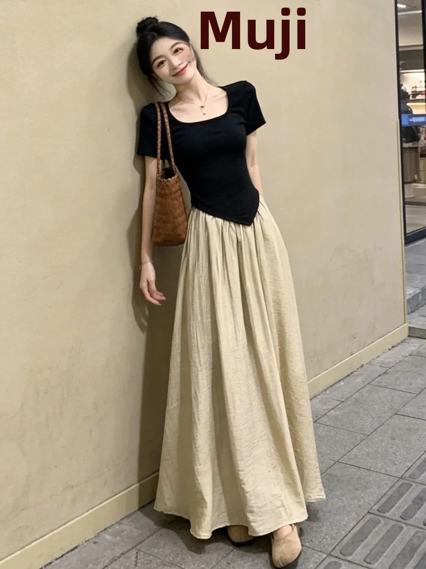 plus Size 300 Pounds Hepburn Style Spliced Summer Dress Women's Short Sleeve A-Line Skirt Casual Breathable Skin-Friendly
plus Size 300 Pounds Hepburn Style Spliced Summer Dress Women's Short Sleeve A-Line Skirt Casual Breathable Skin-Friendly