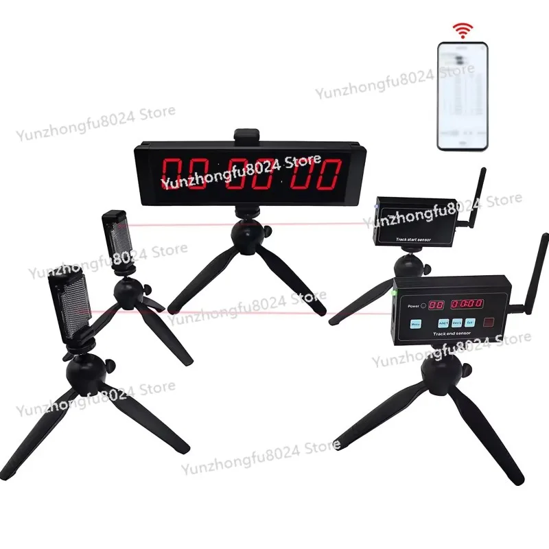 Single Training Version Wireless Radar Roller Skating Track and Field Running Sprints Track Timing System Race Clock
Single Training Version Wireless Radar Roller Skating Track and Field Running Sprints Track Timing System Race Clock