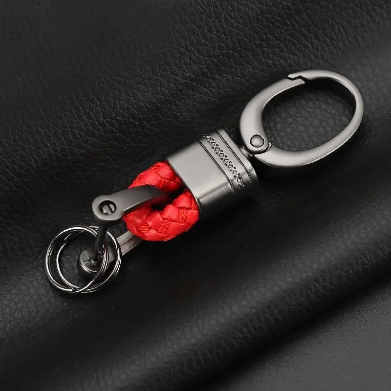Horseshoe Buckle Keychain Metal Big Head with Pattern Woven Leather Rope Keyring Accessories Car Bag Pendant Ornaments Gift
Horseshoe Buckle Keychain Metal Big Head with Pattern Woven Leather Rope Keyring Accessories Car Bag Pendant Ornaments Gift