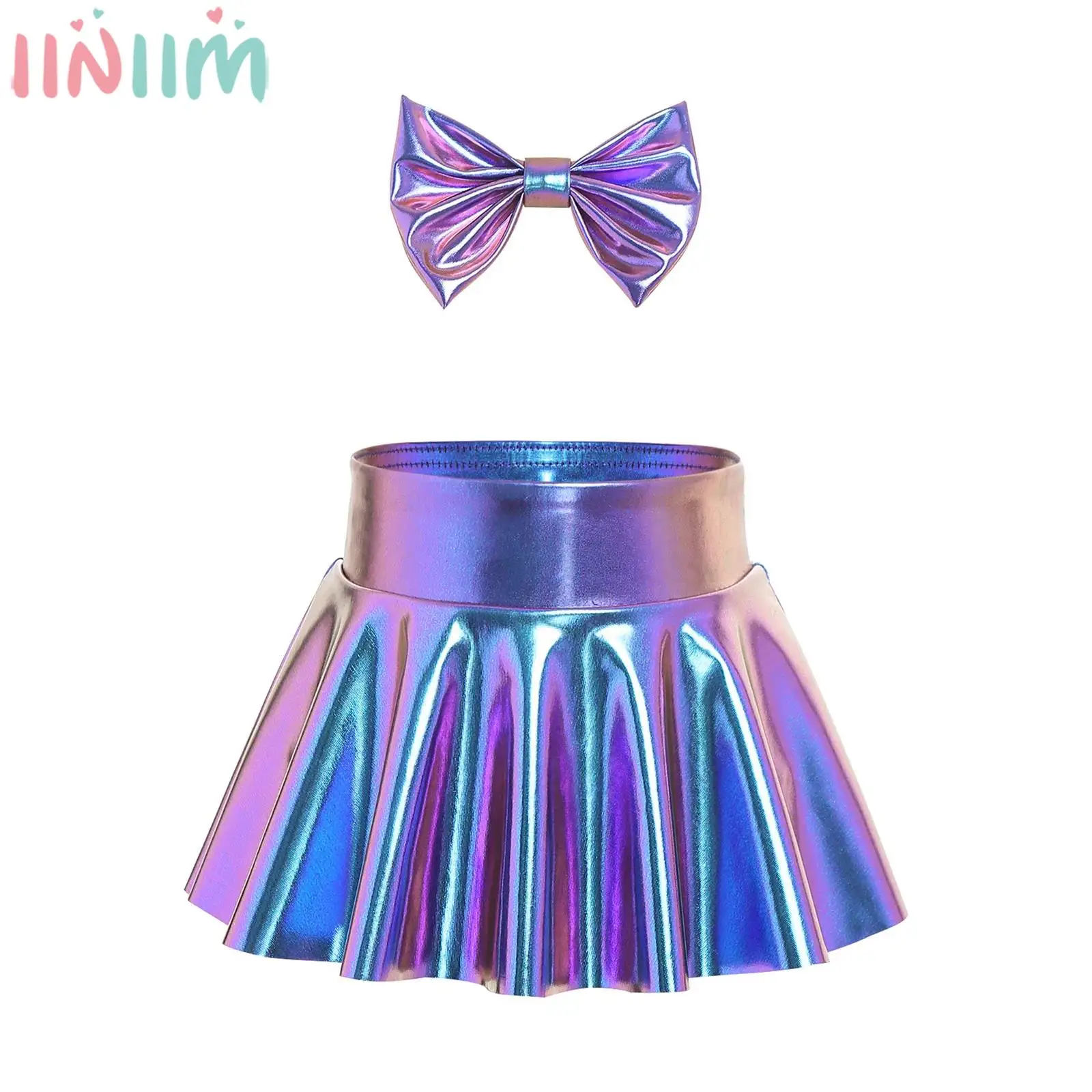 Newborn Baby Girls Fashion Metallic Shiny Pleated Skirt Built-in Briefs with Bowknot Headband for Birthday Party Photography
Newborn Baby Girls Fashion Metallic Shiny Pleated Skirt Built-in Briefs with Bowknot Headband for Birthday Party Photography