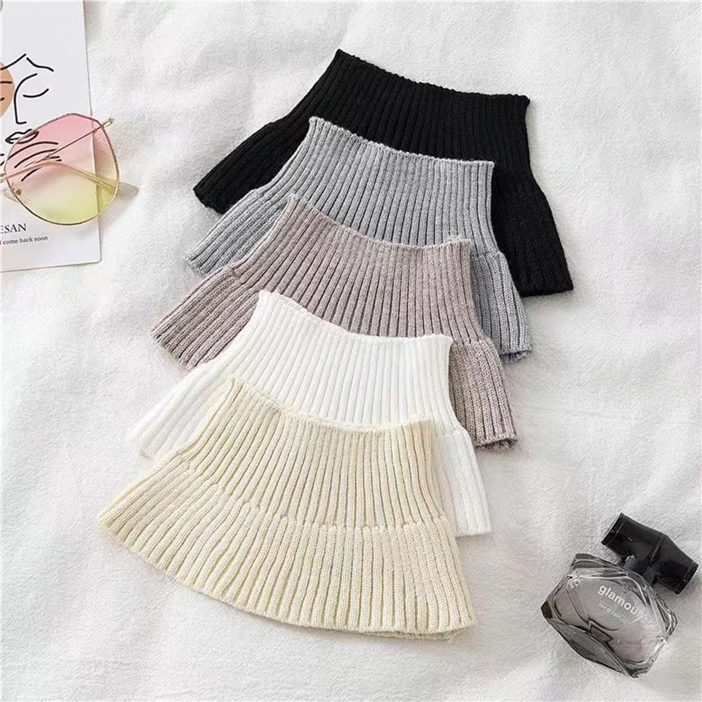 Knitted Neck Collars Elastic Turtleneck Wool False Collar Neck Scarf Solid Color Woolen Collars Ornaments Women Fake Collar
Knitted Neck Collars Elastic Turtleneck Wool False Collar Neck Scarf Solid Color Woolen Collars Ornaments Women Fake Collar