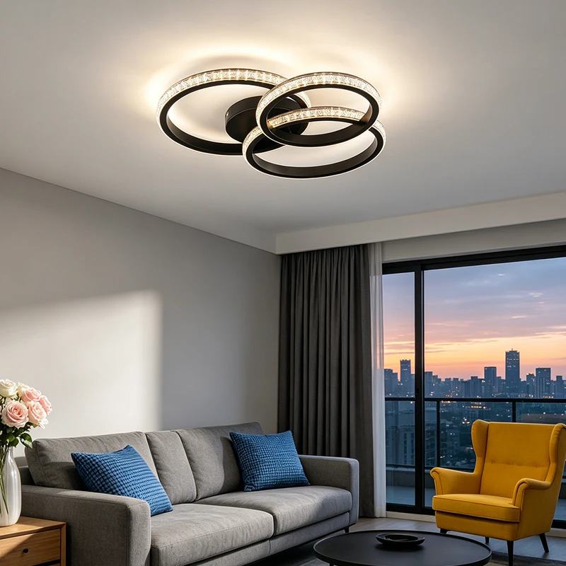 Modern Round LED Ceiling Light Surface Mounted 3-Color Temperature Home Lighting for Bedroom Living Room Corridor
Modern Round LED Ceiling Light Surface Mounted 3-Color Temperature Home Lighting for Bedroom Living Room Corridor