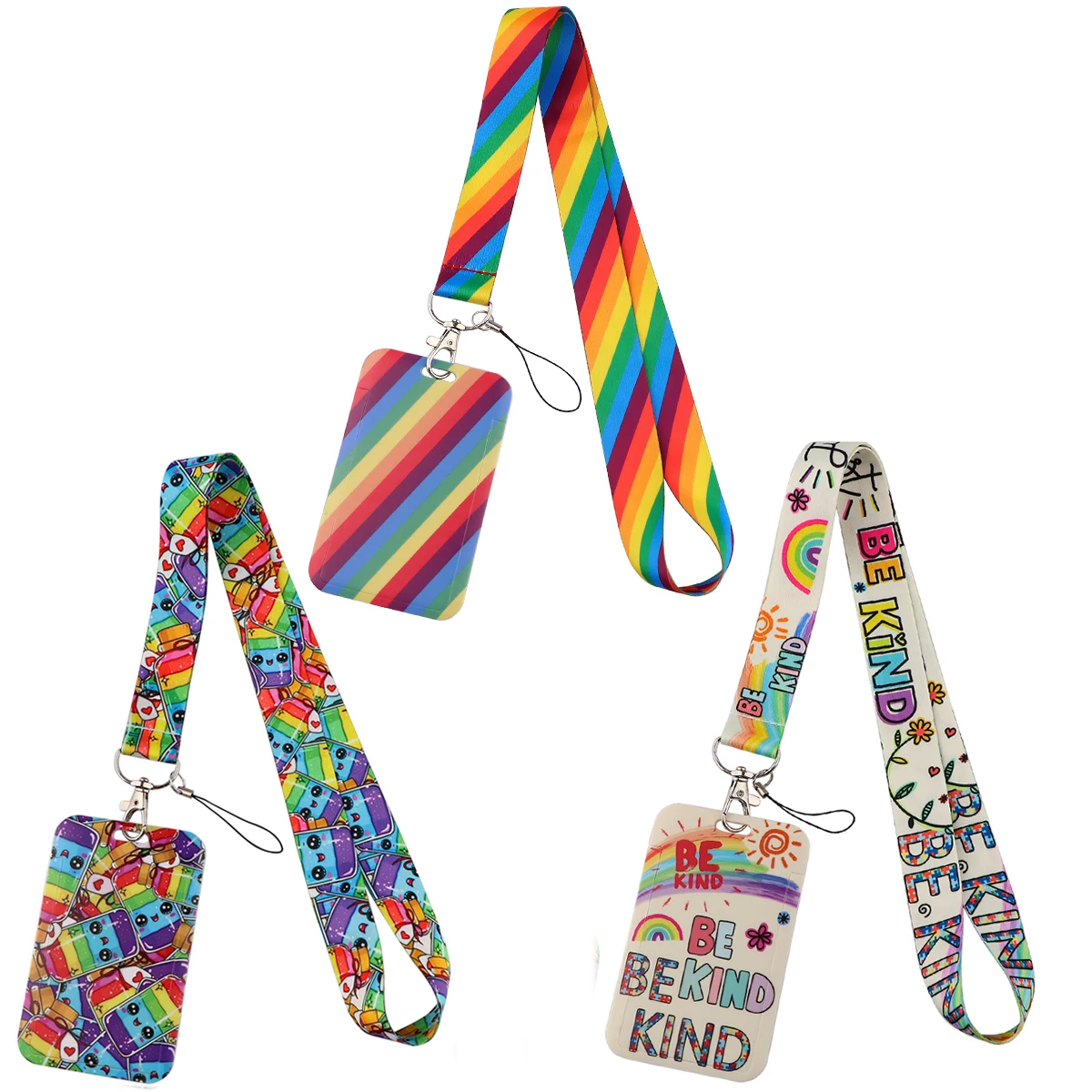 Rainbow Lanyard Neck Strap for ID Card Holder with Lanyards Office Neck Strings/Strap USB Camera DIY Phone Hang Slings Rope
Rainbow Lanyard Neck Strap for ID Card Holder with Lanyards Office Neck Strings/Strap USB Camera DIY Phone Hang Slings Rope