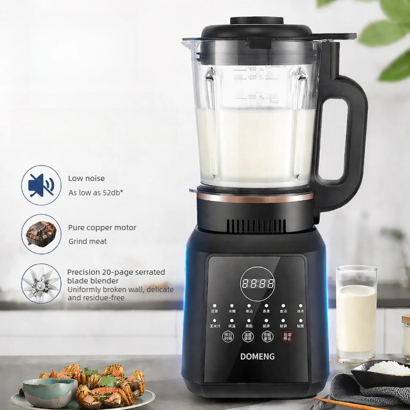 Quiet Blender Multifunction Smart Mixer with Detachable Blade Anti Burn Touch Screen 24H Timer Copper Motor High Speed Blenders
Quiet Blender Multifunction Smart Mixer with Detachable Blade Anti Burn Touch Screen 24H Timer Copper Motor High Speed Blenders