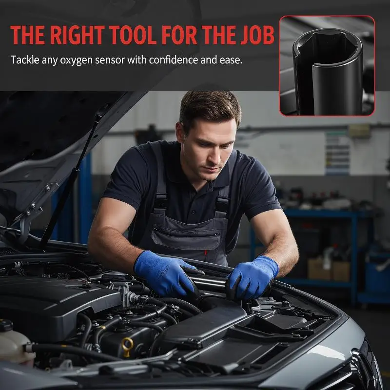 1Pcs Oxygen Sensor Socket Forged Chrome Molybdenum Steel High Temperature Quenched For Auto Repair Maintenance
1Pcs Oxygen Sensor Socket Forged Chrome Molybdenum Steel High Temperature Quenched For Auto Repair Maintenance